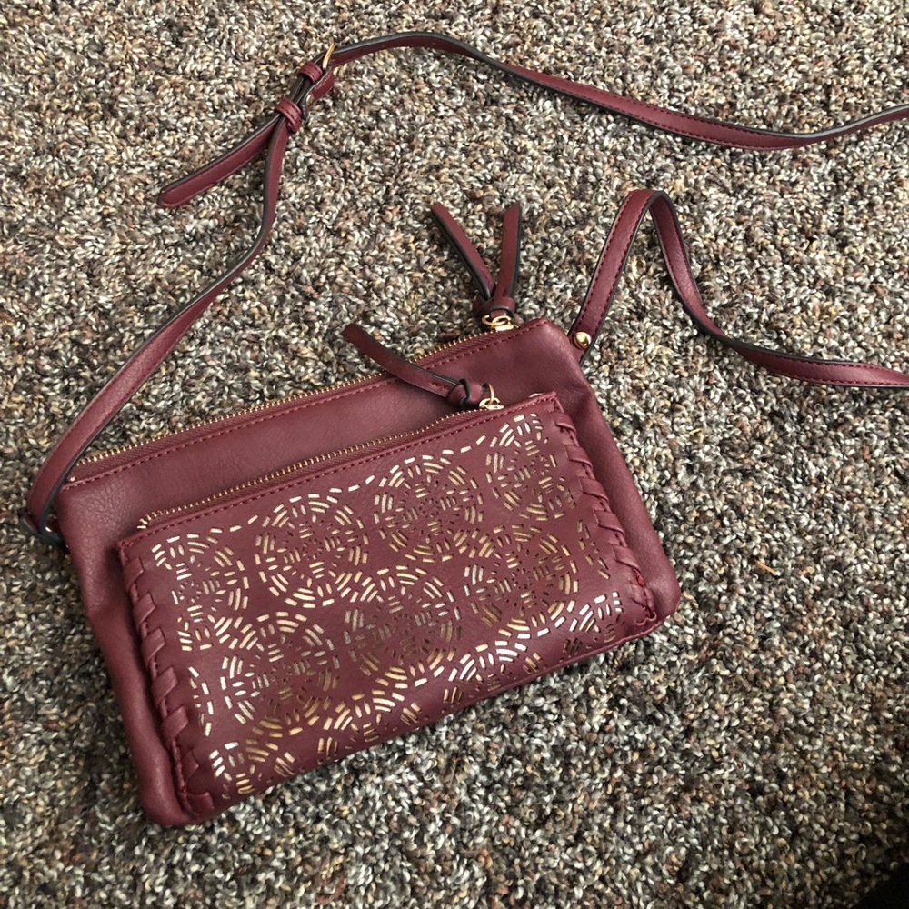 Maroon/plum purse!